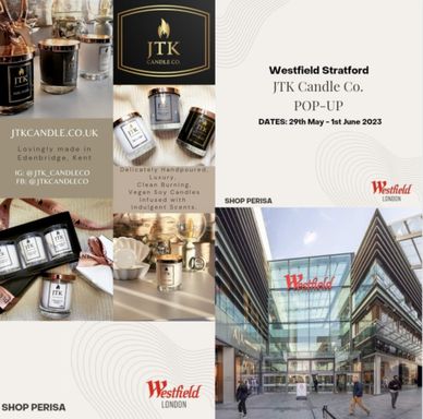 JTK Candle Co at Westfield Shopping Centre